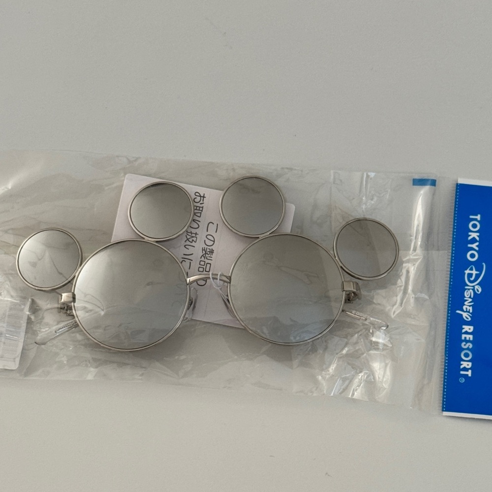 Tokyo Disney Resort Silver Aviator Mickey Sunglasses